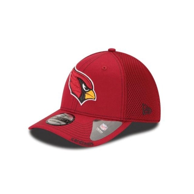 Red Arizona Cardinals Hat - New Era NFL Neo 39THIRTY Stretch Fit Caps USA5341802